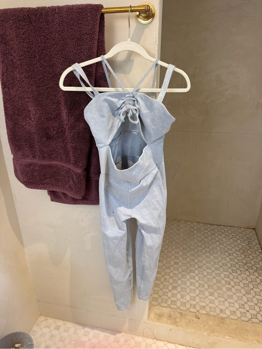 Light blueish grey free people movement Jumpsuit